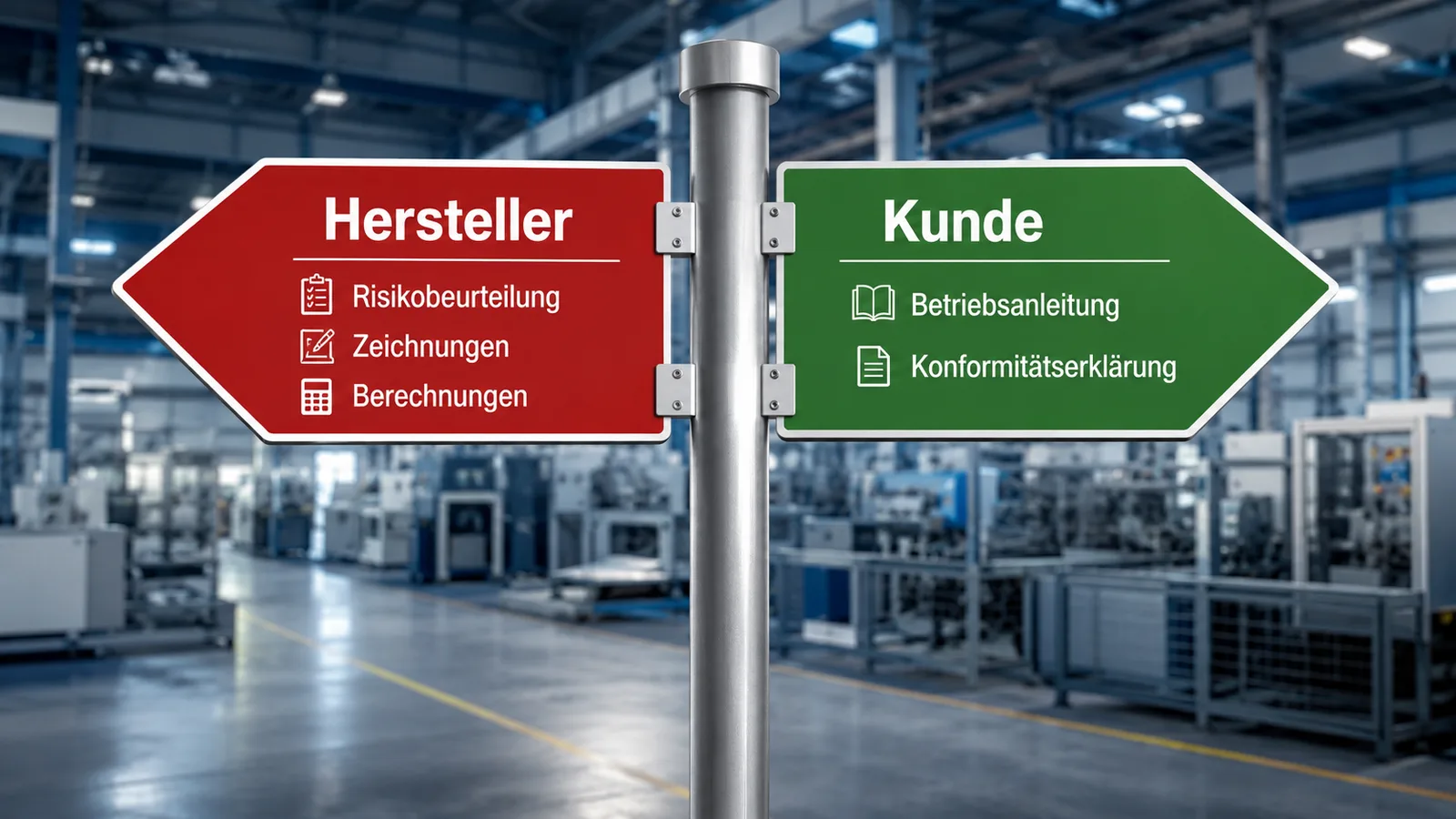 Welche CE-Dokumente muss ich an den Kunden herausgeben, und welche bleiben intern?