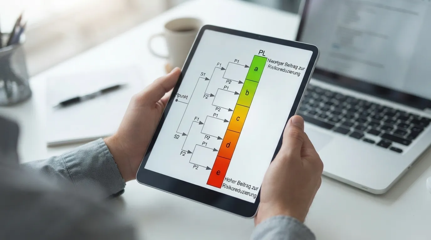 Wie bestimme ich den Performance Level (PL) einer Sicherheitsfunktion nach EN ISO 13849-1?