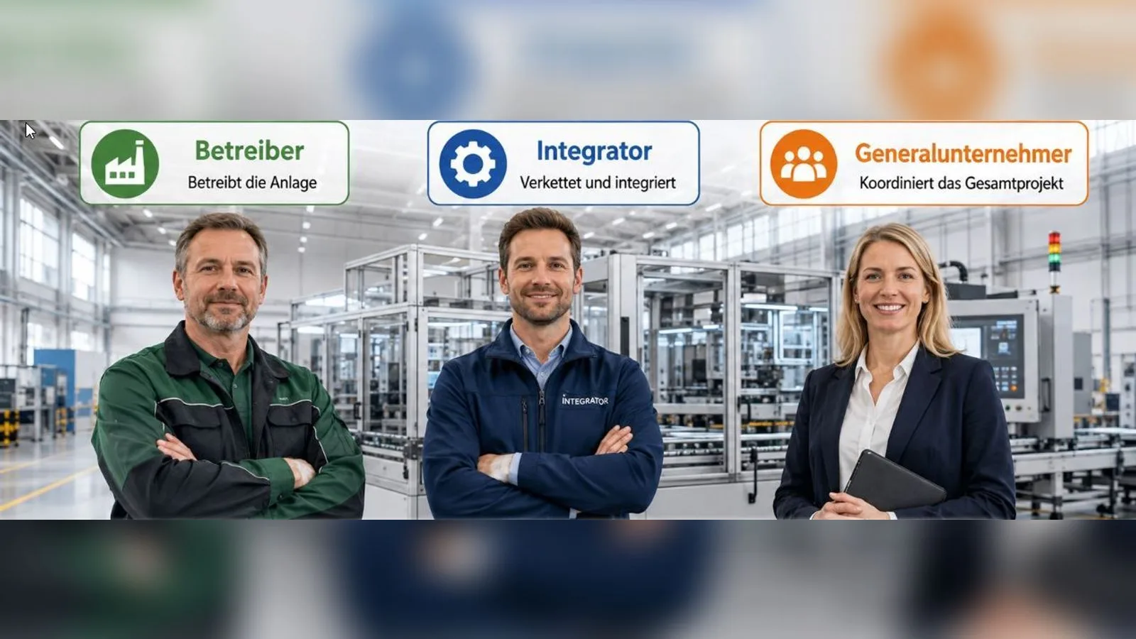 Wer wird bei einer Anlage zum Hersteller: Betreiber, Integrator oder Generalunternehmer?